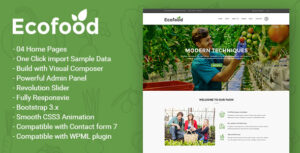 Ecofood - Chủ đề WordPress cho cửa hàng hữu cơ & trang trại đáp ứng