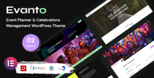 Evanto - Chủ đề WordPress về Quản lý & Lập kế hoạch sự kiện