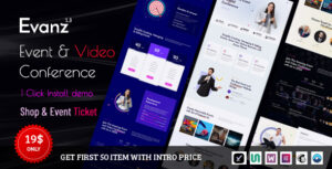 Evanz - Chủ đề WordPress cho sự kiện và hội nghị truyền hình