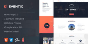 Eventix - Chủ đề WordPress cho trang đích sự kiện
