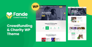 Fande - Chủ đề WordPress gây quỹ cộng đồng & từ thiện + RTL