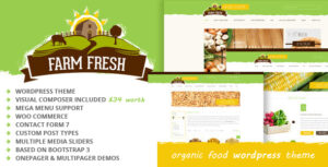 Farm Fresh - Chủ đề WordPress Sản phẩm hữu cơ