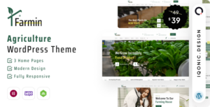 Farmin - Chủ đề WooCommerce về Nông nghiệp và Nông trại hữu cơ