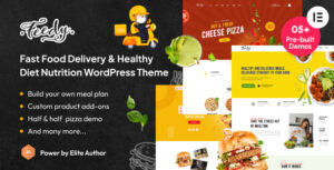 Feedy - Giao đồ ăn nhanh lành mạnh & Chủ đề WordPress về dinh dưỡng ăn kiêng