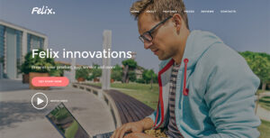 Felix. - Chủ đề WordPress cho trang đích khởi nghiệp