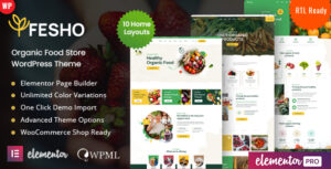 Fesho - Chủ đề WordPress cho cửa hàng thực phẩm hữu cơ