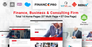 Finance Pro - Chủ đề WordPress về Kinh doanh & Tư vấn