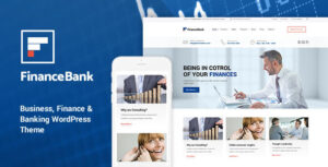 FinanceBank - Chủ đề WordPress tư vấn kinh doanh