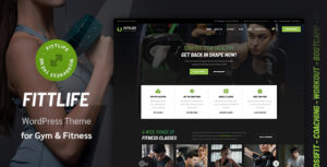 Fittlife - Chủ đề WordPress về phòng tập thể dục & thể hình