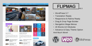 Flip Mag - Chủ đề Blog/Tạp chí tin tức WordPress lan truyền