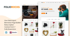 Foliorocks - Chủ đề WordPress danh mục đầu tư tối thiểu