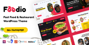 Foodio - Chủ đề WordPress Nhà hàng thức ăn nhanh