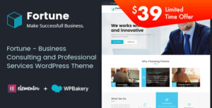 Fortune - Chủ đề WordPress về tư vấn kinh doanh và dịch vụ chuyên nghiệp