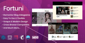 Fortuni - Chủ đề blog và tạp chí WordPress