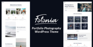 Fotonia - Chủ đề nhiếp ảnh danh mục đầu tư cho WordPress