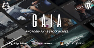 Gaïa - Chủ đề WordPress về Nhiếp ảnh và Hình ảnh Chứng khoán