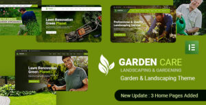 Garden Care - Chủ đề WordPress về làm vườn và cảnh quan