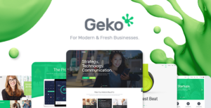 Geko - Chủ đề WordPress khởi nghiệp