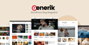 Generik - Chủ đề tạp chí blog WordPress đa năng