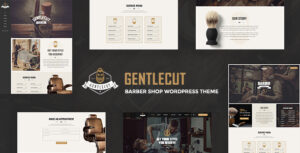 Gentlecut - Chủ đề WordPress cho tiệm cắt tóc và tiệm hớt tóc