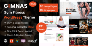 Gimnas - Chủ đề WordPress về phòng tập thể dục