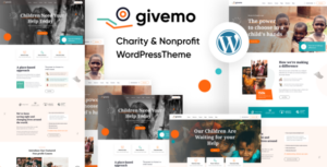 Givemo - Chủ đề WordPress từ thiện và phi lợi nhuận