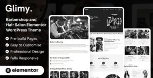 Glimy - Chủ đề WordPress của tiệm hớt tóc và tiệm làm tóc
