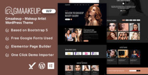 Gmaakeup - Chủ đề WordPress dành cho nghệ sĩ trang điểm