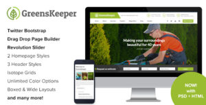 GreensKeeper - Chủ đề WordPress đáp ứng cho làm vườn và cảnh quan