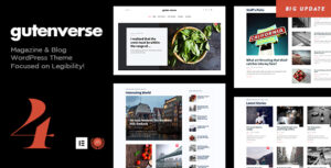 GutenVerse - Chủ đề WordPress cho tạp chí và blog