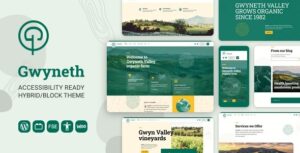 Gwyneth - Chủ đề khối WordPress chỉnh sửa toàn bộ trang web có thể truy cập được