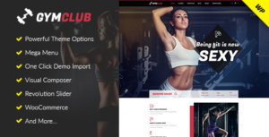GymClub - Chủ đề WordPress về phòng tập thể dục & thể hình