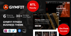 GymFit - Chủ đề WordPress về thể dục và thể dục & RTL đã sẵn sàng