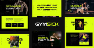 Gymsick - Chủ đề WordPress về thể dục và phòng tập thể dục