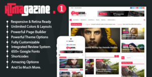 HTmagazine - Chủ đề blog tạp chí báo WordPress