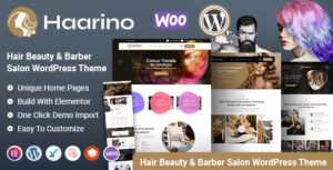 Haarino - Chủ đề WordPress cho tiệm làm tóc, làm đẹp và trang điểm
