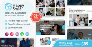 Happysmile - Chủ đề WordPress Y khoa và Nha khoa