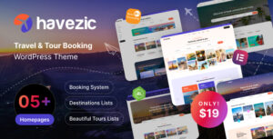 Havezic - Chủ đề WordPress Đặt tour du lịch