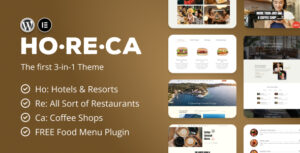 HoReCa - Chủ đề thực đơn nhà hàng & thức ăn