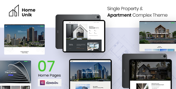 Homeunik – Chủ đề WordPress cho khu phức hợp căn hộ và bất động sản đơn lẻ