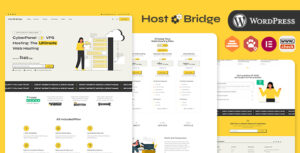HostBridge - Chủ đề WordPress của Cơ quan DevOps & Lưu trữ WHMCS