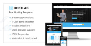 HostLab - Chủ đề WordPress về lưu trữ và công nghệ