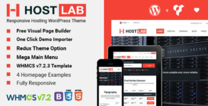HostLab - Dịch vụ lưu trữ và chủ đề WordPress WHMCS