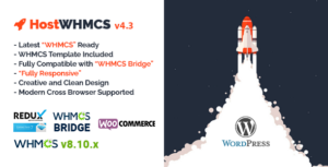 HostWHMCS | Responsive Hosting và WHMCS WordPress Theme