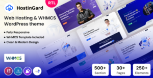 Hostingard - Chủ đề WordPress lưu trữ web với WHMCS
