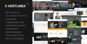 Hostlinea - Lưu trữ web, Chủ đề WP đáp ứng