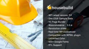 Housebuild - Chủ đề kinh doanh xây dựng WordPress