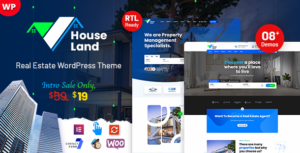 Houseland - Chủ đề WordPress về bất động sản