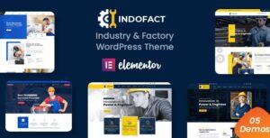 Indofact - Chủ đề WordPress về công nghiệp và nhà máy