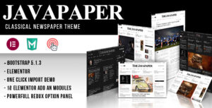 Javapaper – Chủ đề báo chí cổ điển